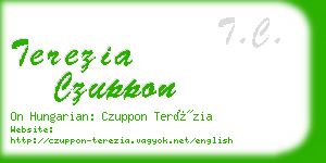 terezia czuppon business card